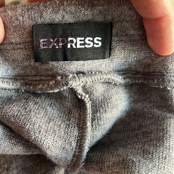NEW Express Gray High Waisted Knit Kit Pants Size XL - Picture 4 of 13
